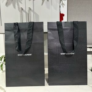 Saint Laurent Black Large Paper Shopping Bag - Price is for one
